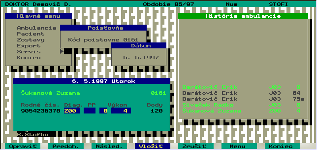 Cela obrazovka pri zapise 15kB