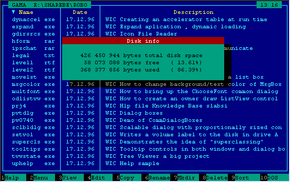 Snapshot of screen 13kB
