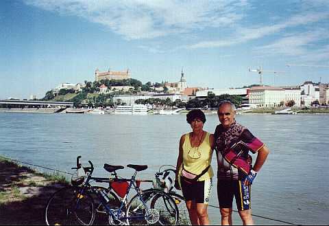 Mit meiner Antonia an blauen Donau ...